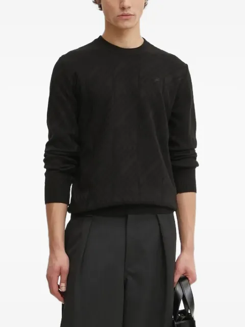 G-Star RAW geometric-pattern crew-neck jumper