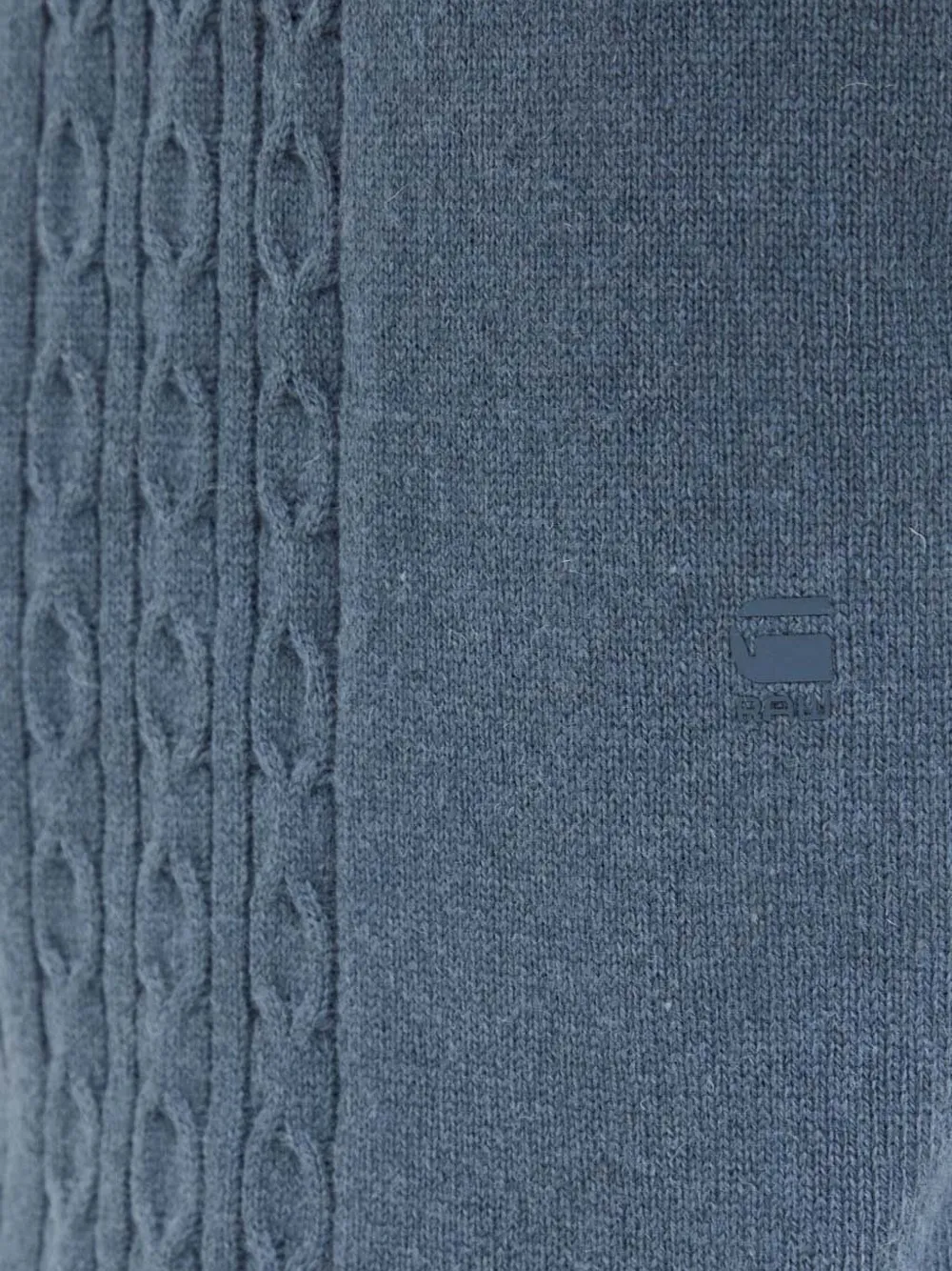 G-Star RAW Kabelgebreide trui Blauw