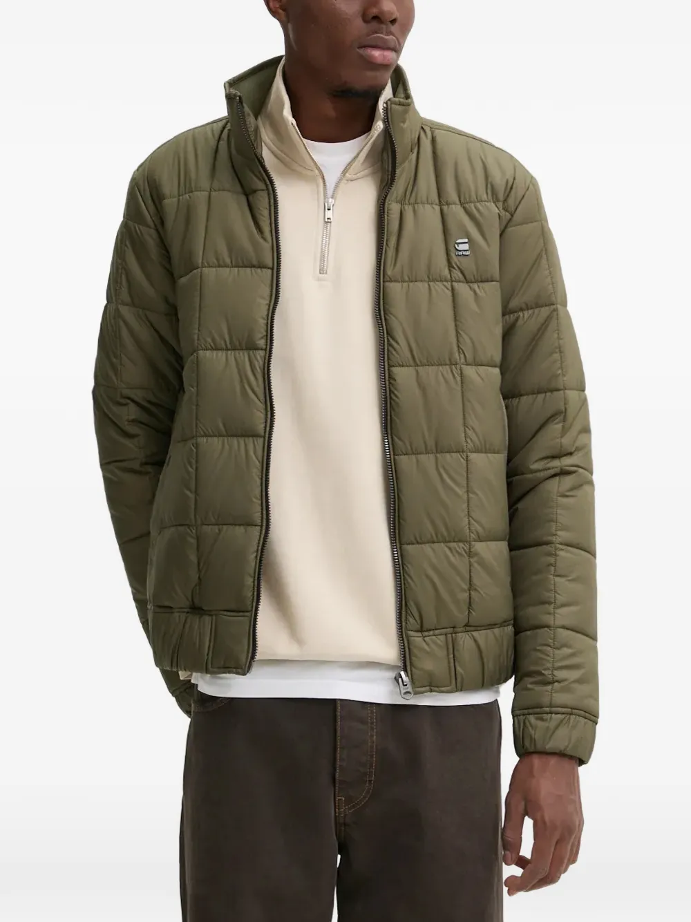 G-Star RAW padded zip jacket - Green