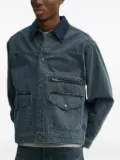 G-Star RAW corduroy-collar pocket jacket - Blue