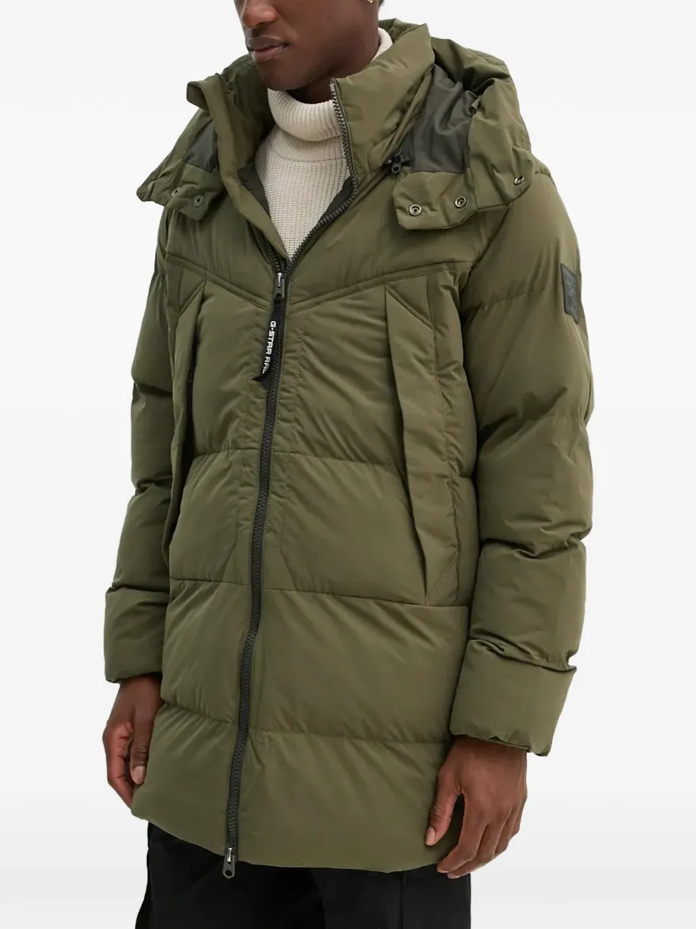 G-Star RAW hooded padded coat - Verde