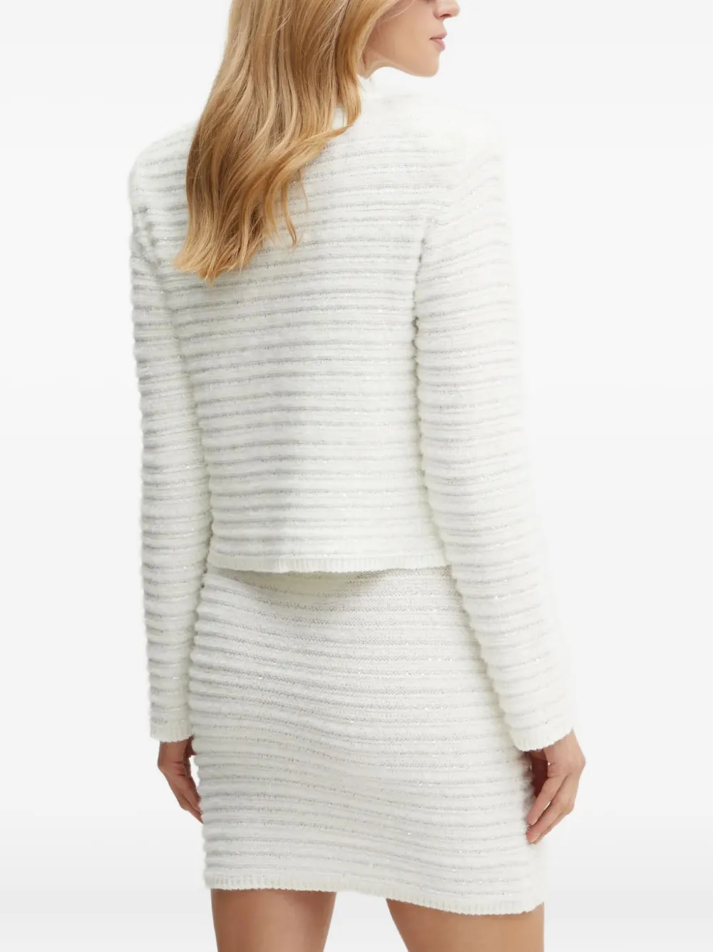 Simona Corsellini Buttoned Pocket Cardigan In White