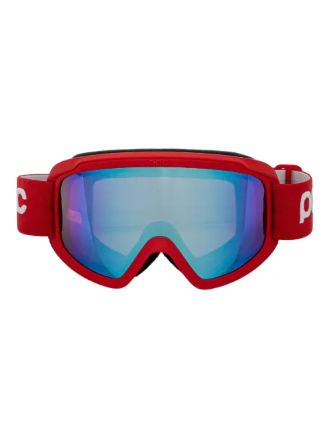 POC red ski goggles