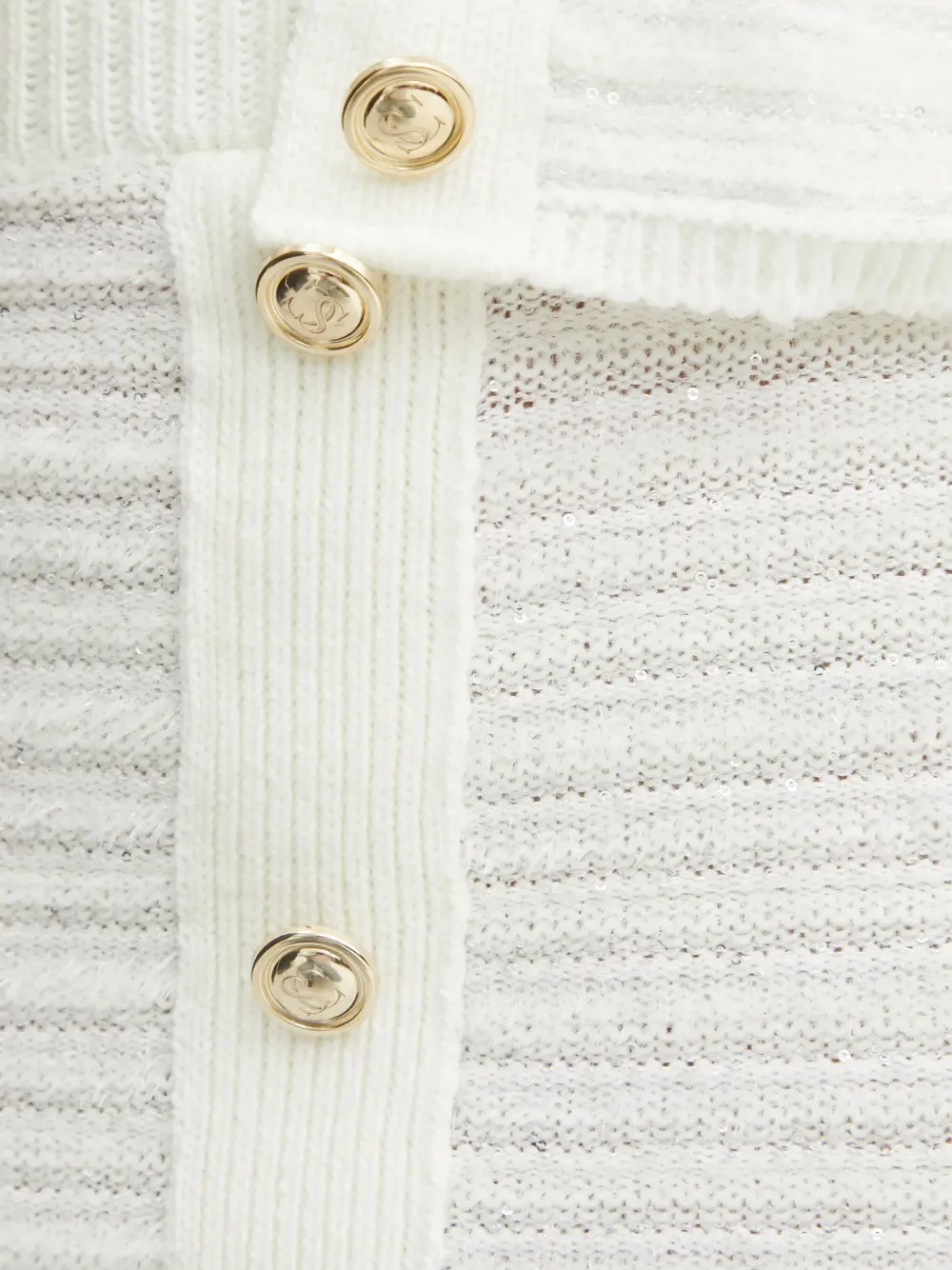 Simona Corsellini Ribbed Mini Skirt In White