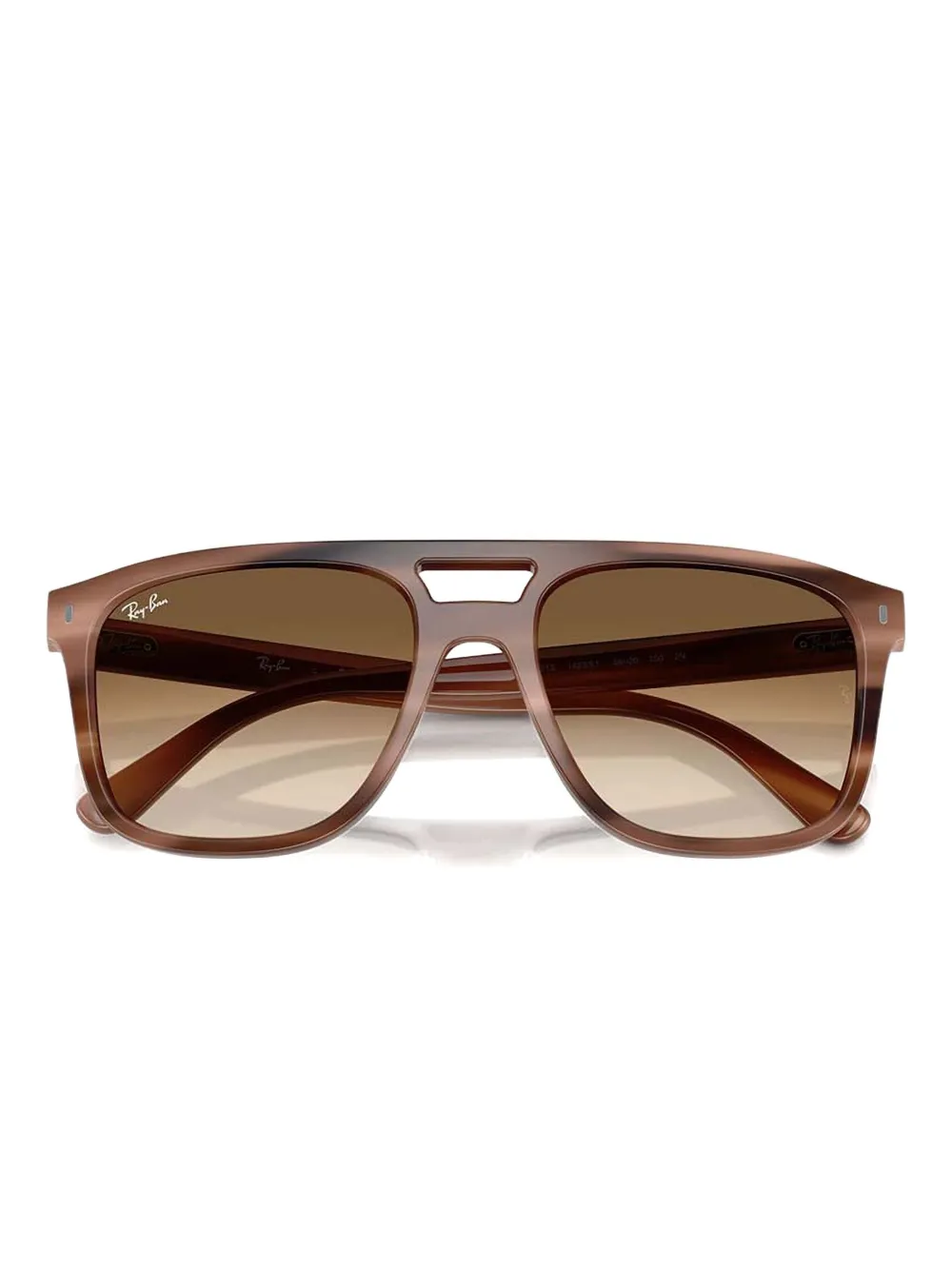 Ray-Ban Zonnebril met vierkant montuur Bruin