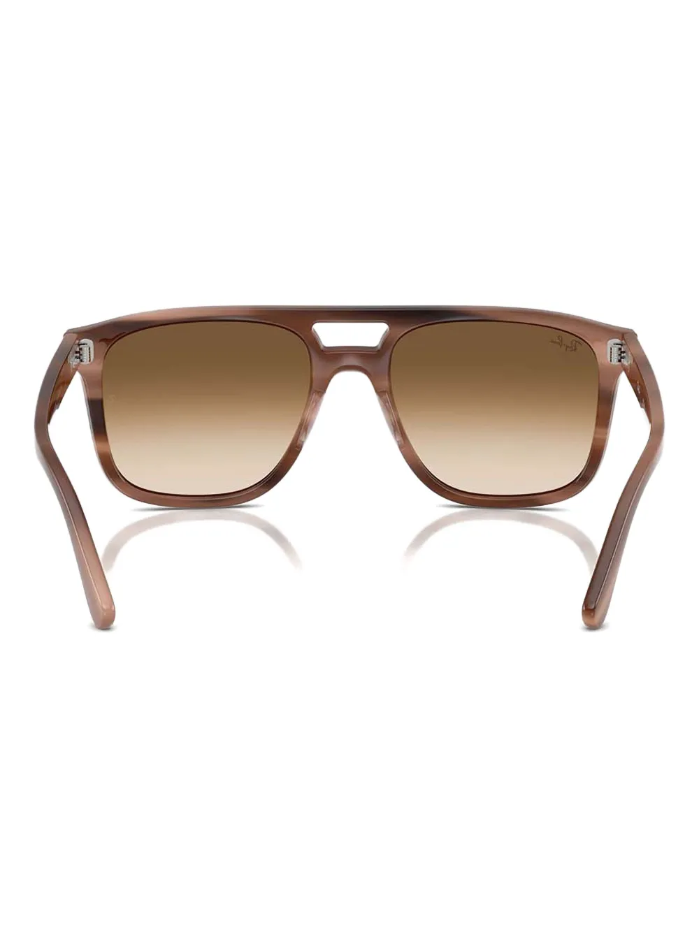 Ray-Ban Zonnebril met vierkant montuur Bruin