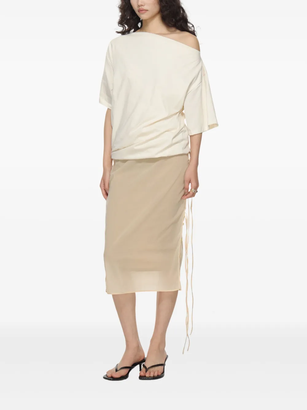 Baserange Turn T-shirt Beige