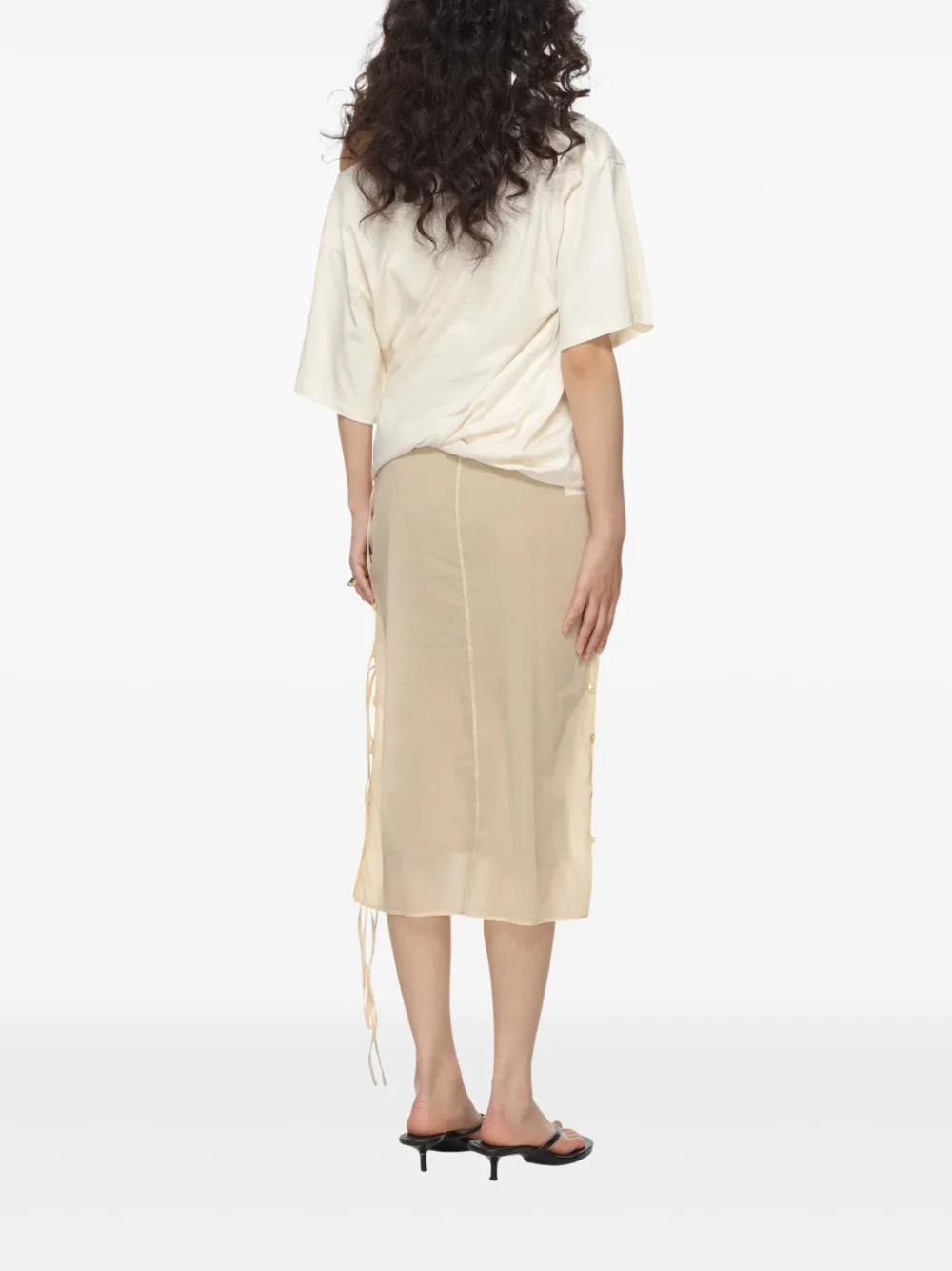 Baserange Turn T-shirt Beige
