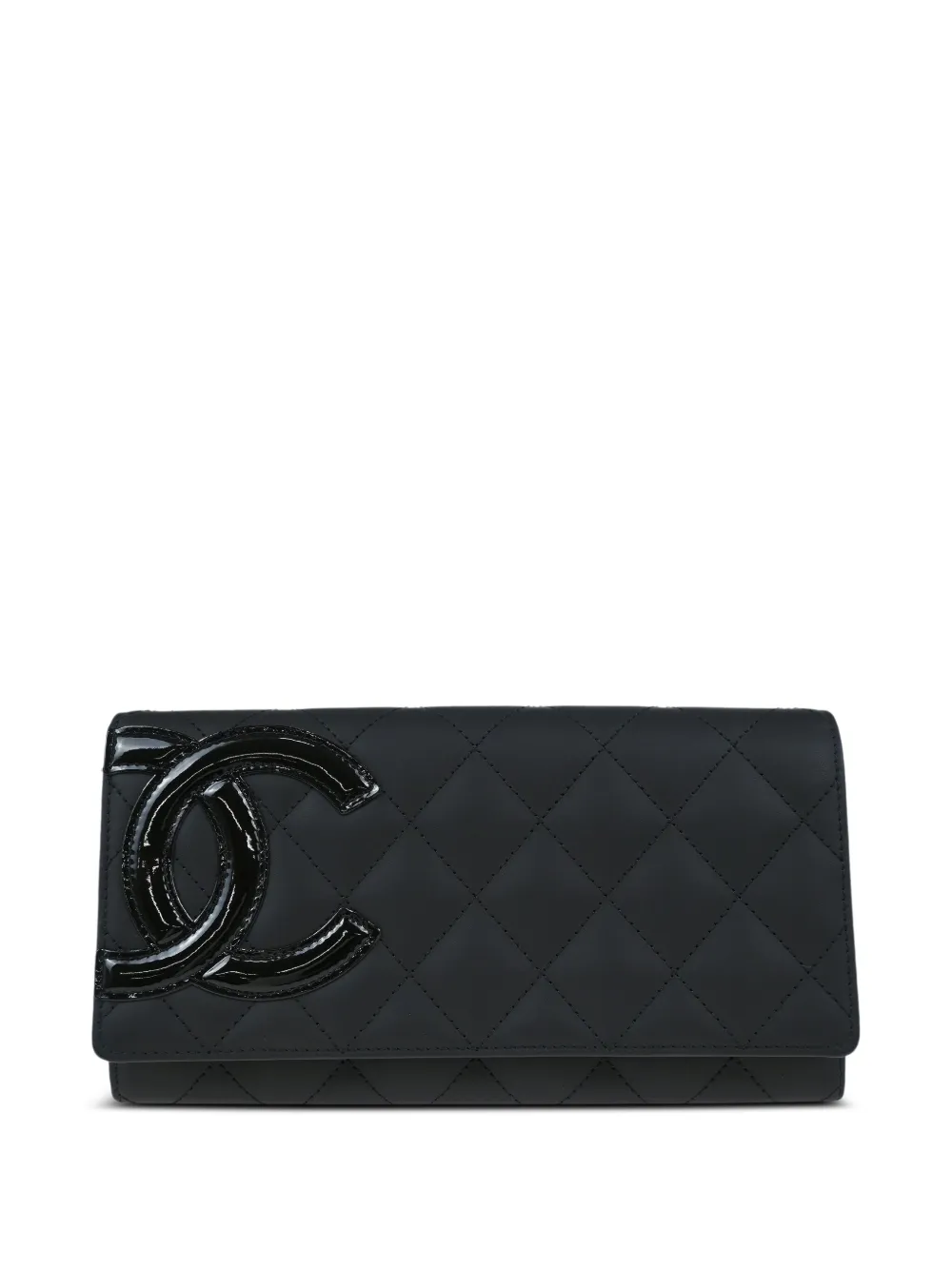 CHANEL Pre-Owned 2016 Cambon line wallet | Black | Image 1