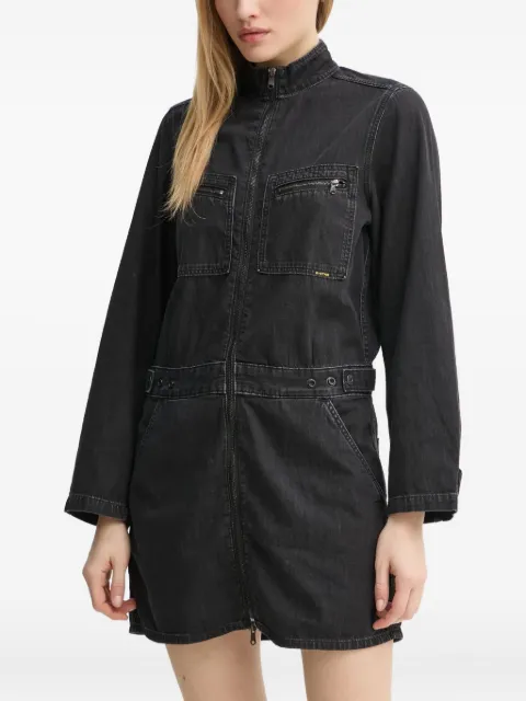 G-Star RAW vestido con bolsillo y cierre