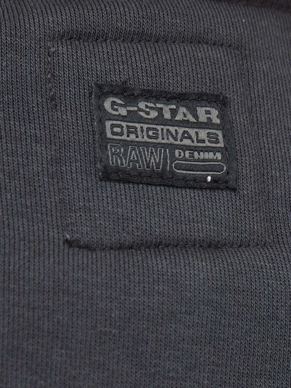 G-Star RAW Mini-jurk met hoge hals en logo Grijs