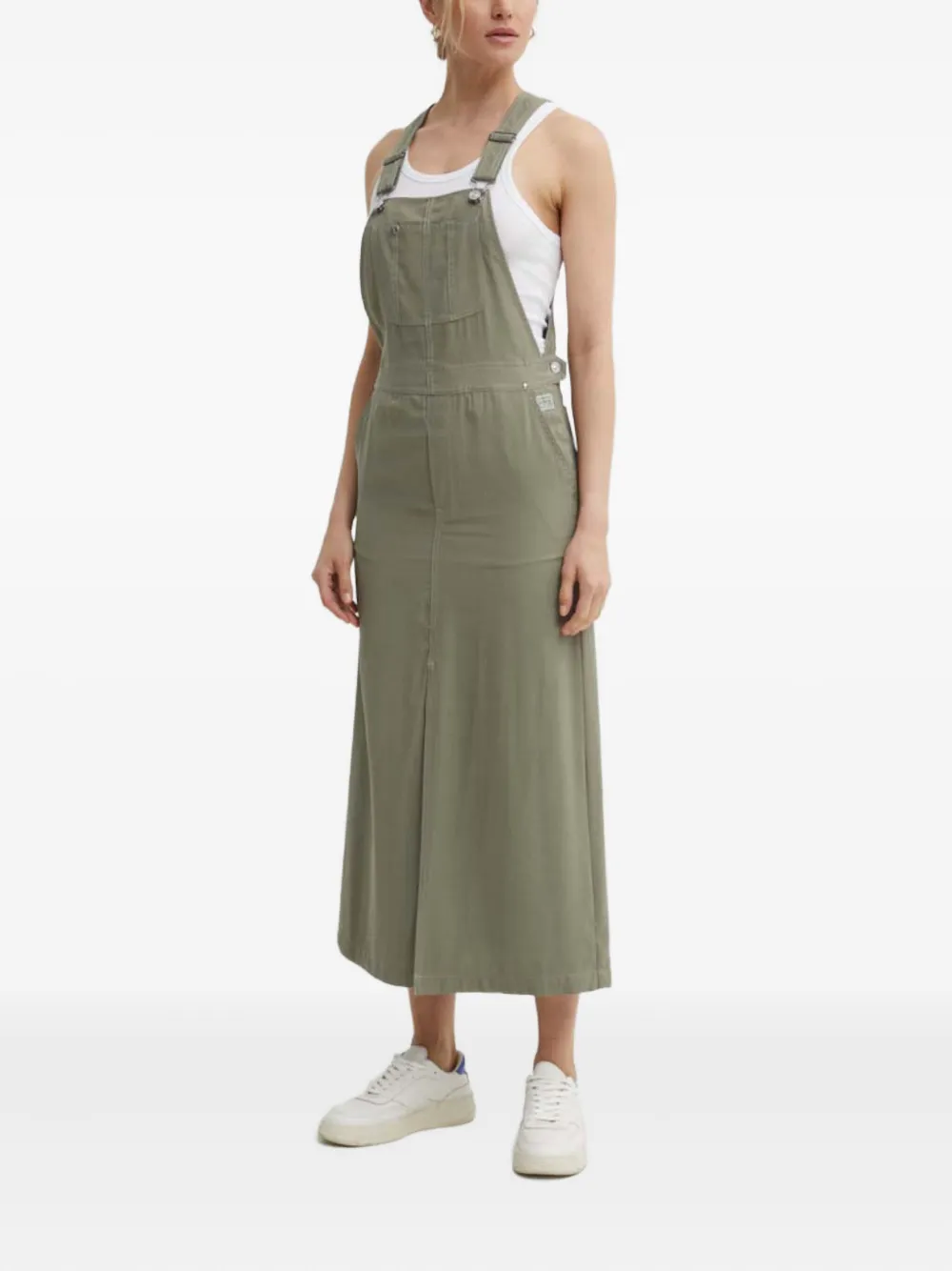 G-Star RAW buckle-straps dress - Groen