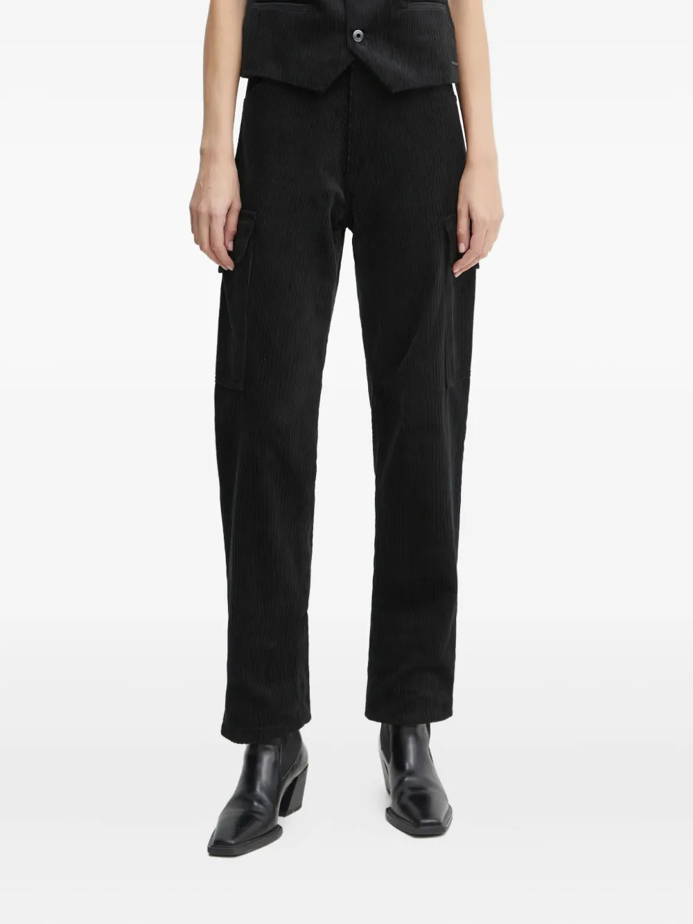 G-star Raw Cargo-pocket Trousers In Black