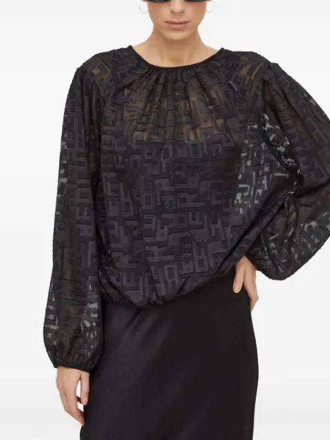 G-Star RAW embossed long-sleeve blouse