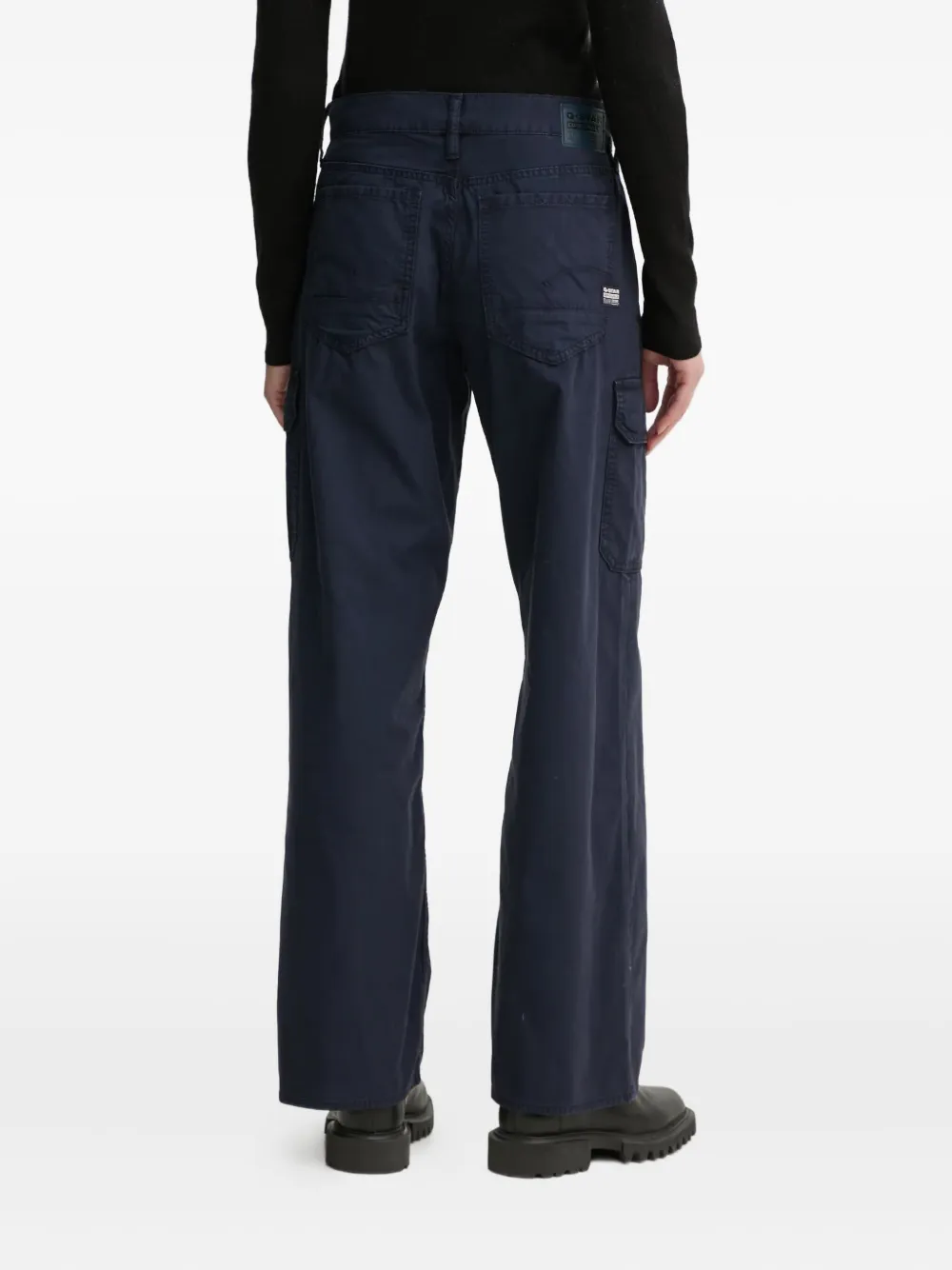 G-star Raw Cargo-pocket Trousers In Blue