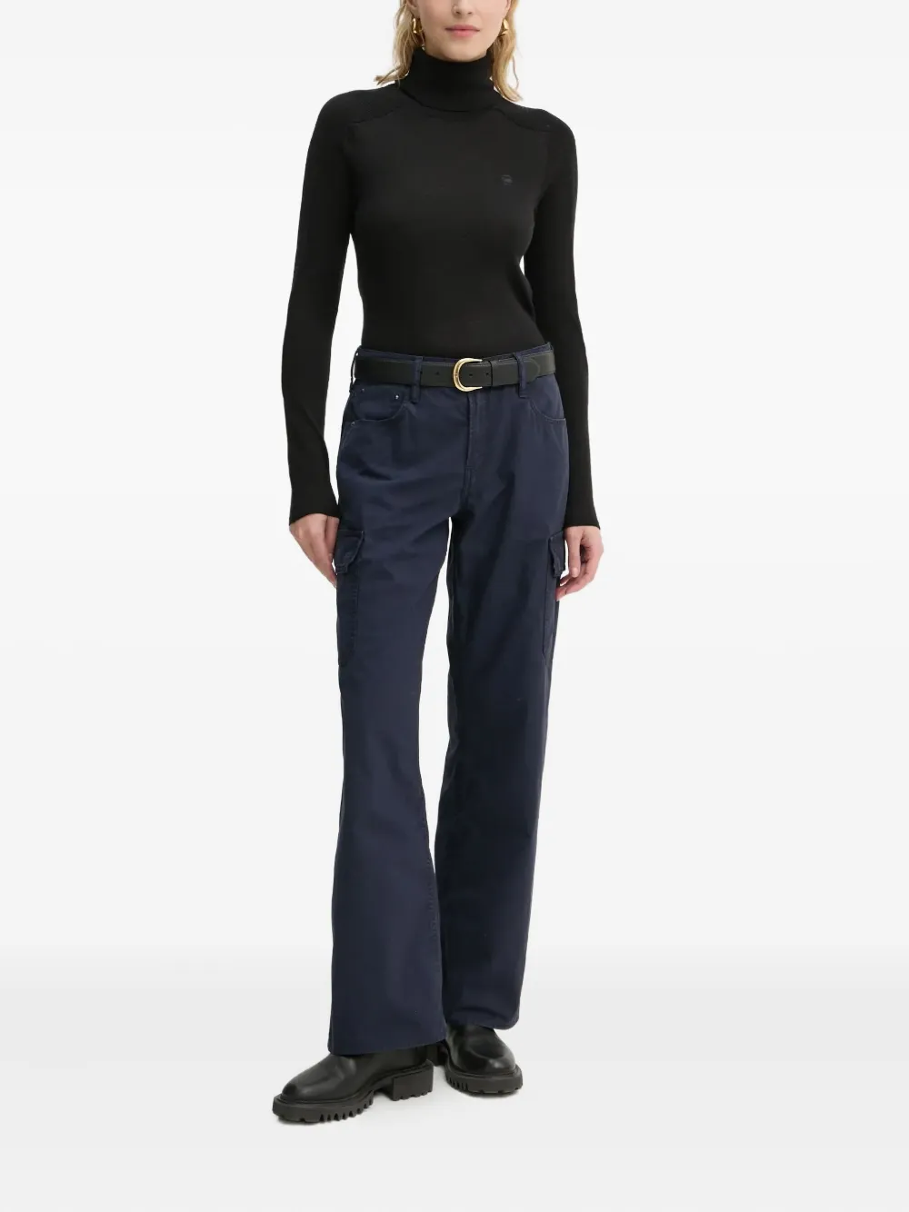 G-star Raw Cargo-pocket Trousers In Blue