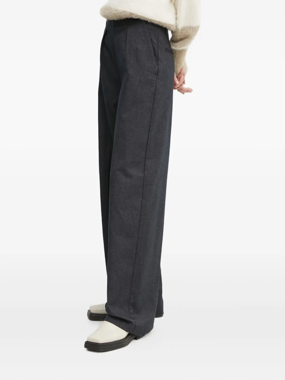 G-star Raw Buttoned Pleated Pants In Gray