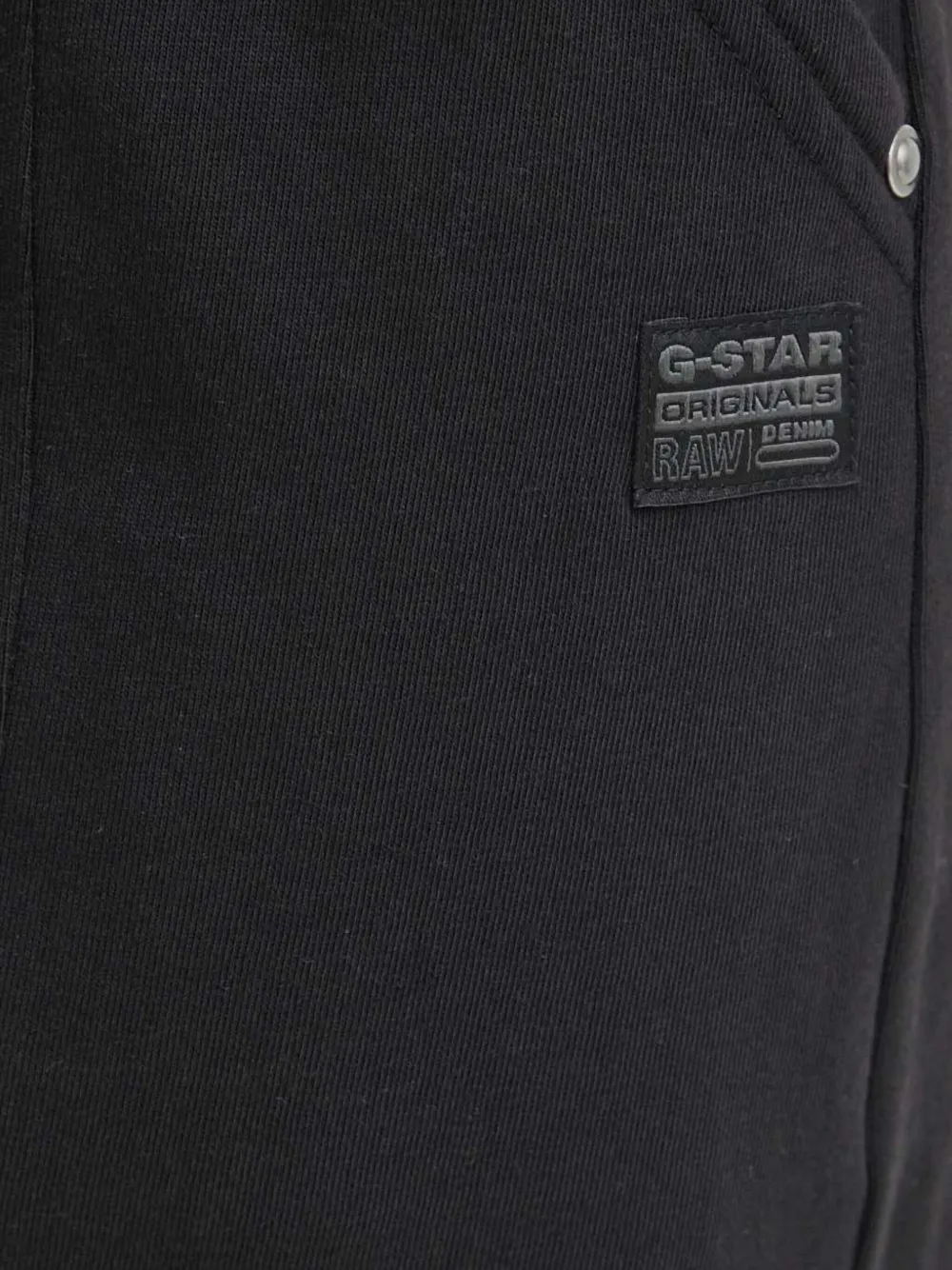 G-star Raw Buttoned Short-sleeve Jumpsuit In Black