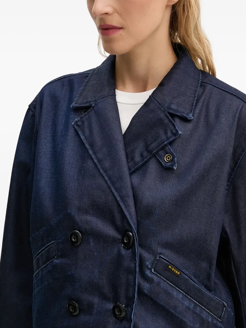 G-Star RAW Jack met dubbele rij knopen Blauw