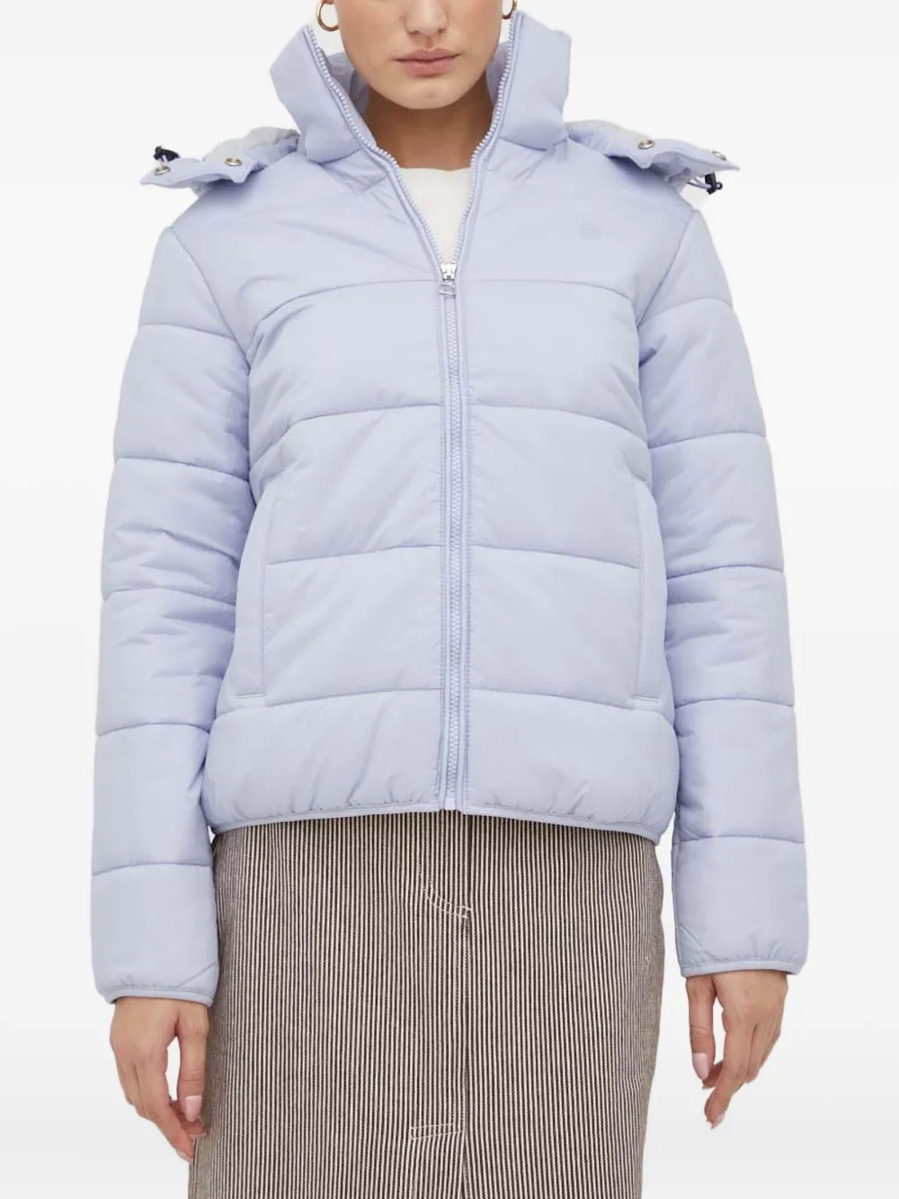 G-Star RAW chamarra capitonada con capucha | morado | Image 1