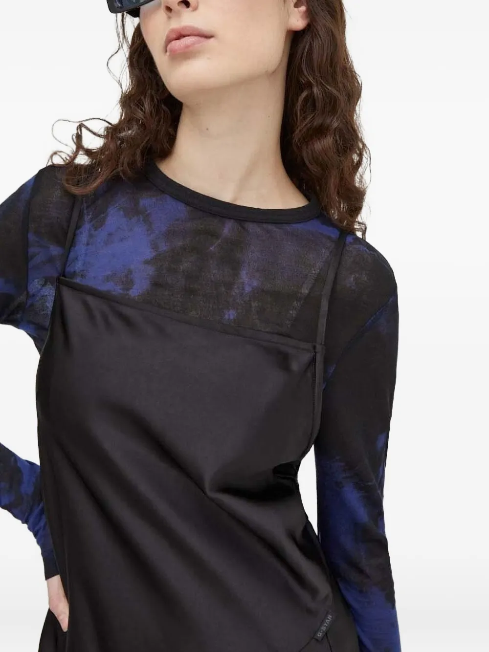 G-Star RAW Satijnen jurk Zwart