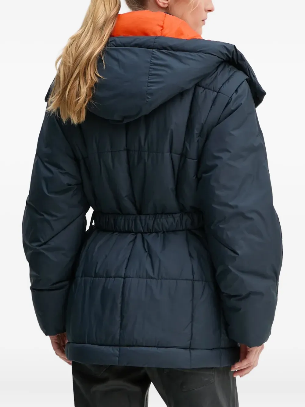 G-Star RAW Jack met capuchon en ceintuur Blauw