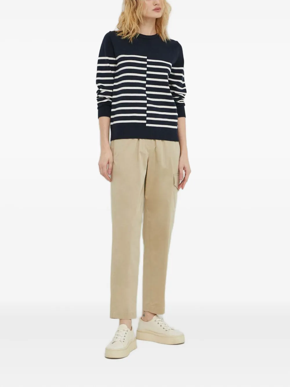 G-Star RAW Gestreepte trui Blauw