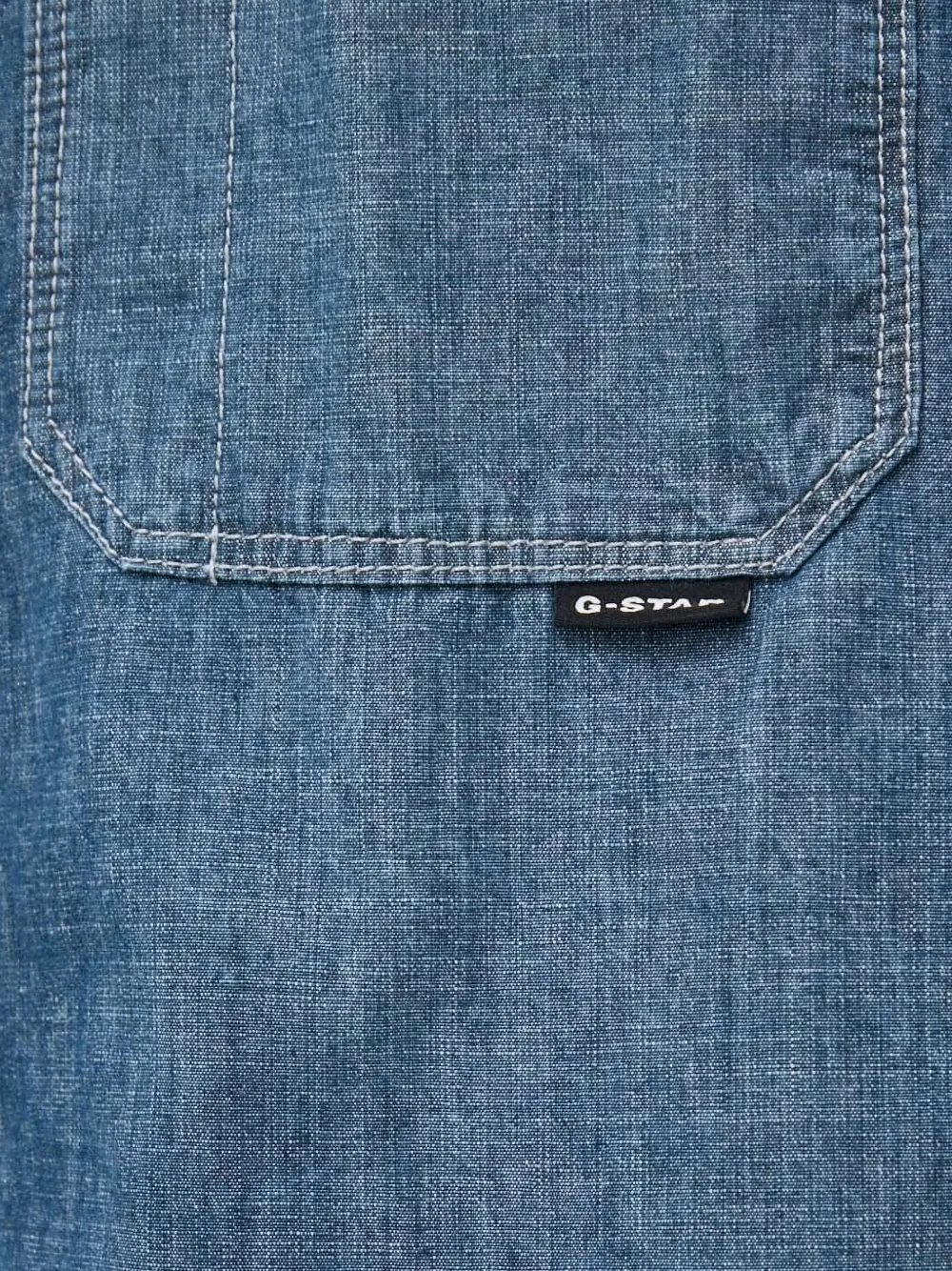 G-Star RAW Overhemd met zak detail Blauw