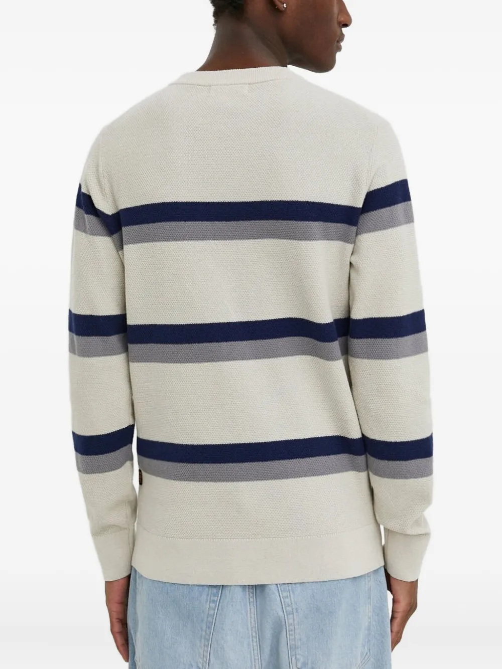 G-Star RAW Gestreepte trui - Beige