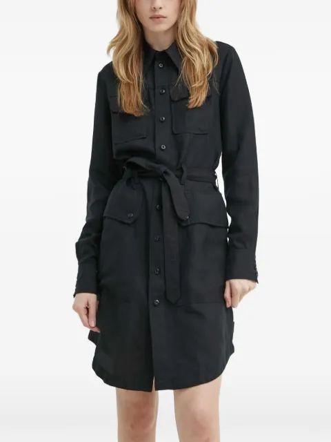 G-Star RAW button-up belted mini dress