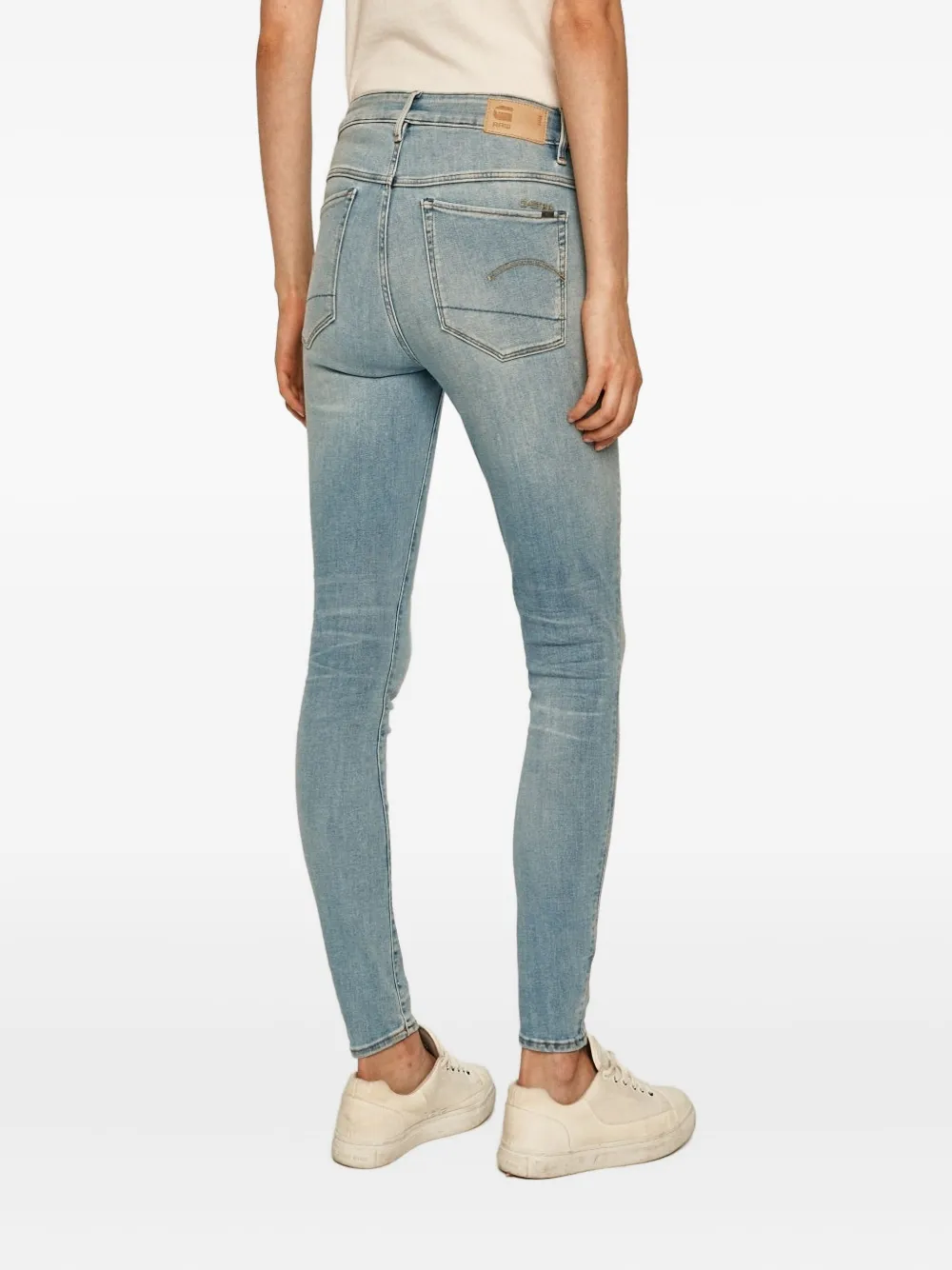 G-Star RAW High waist skinny jeans - Blauw