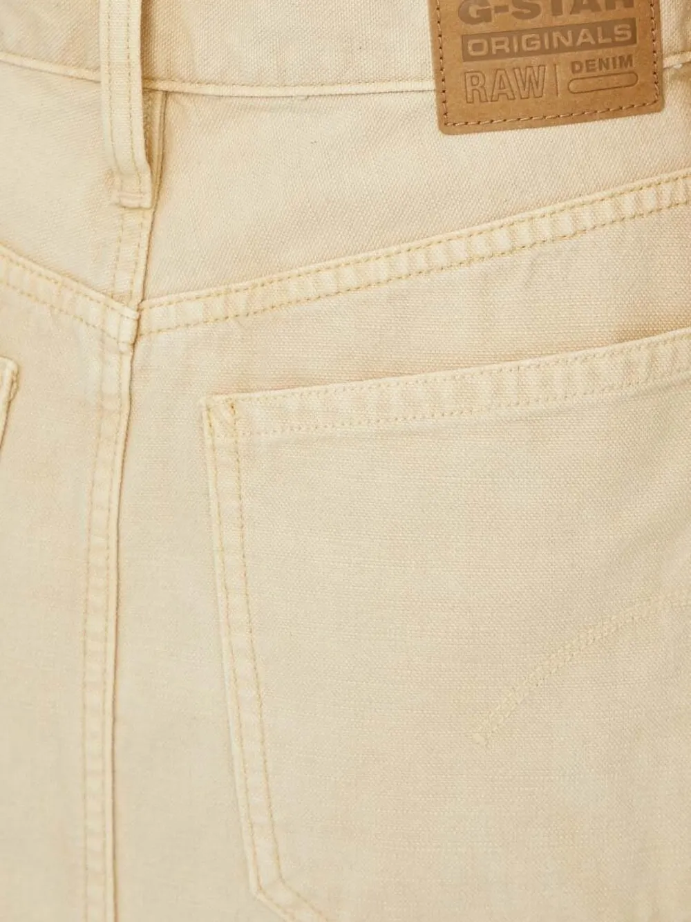 G-Star RAW Spijkerrok met cargo zak Beige