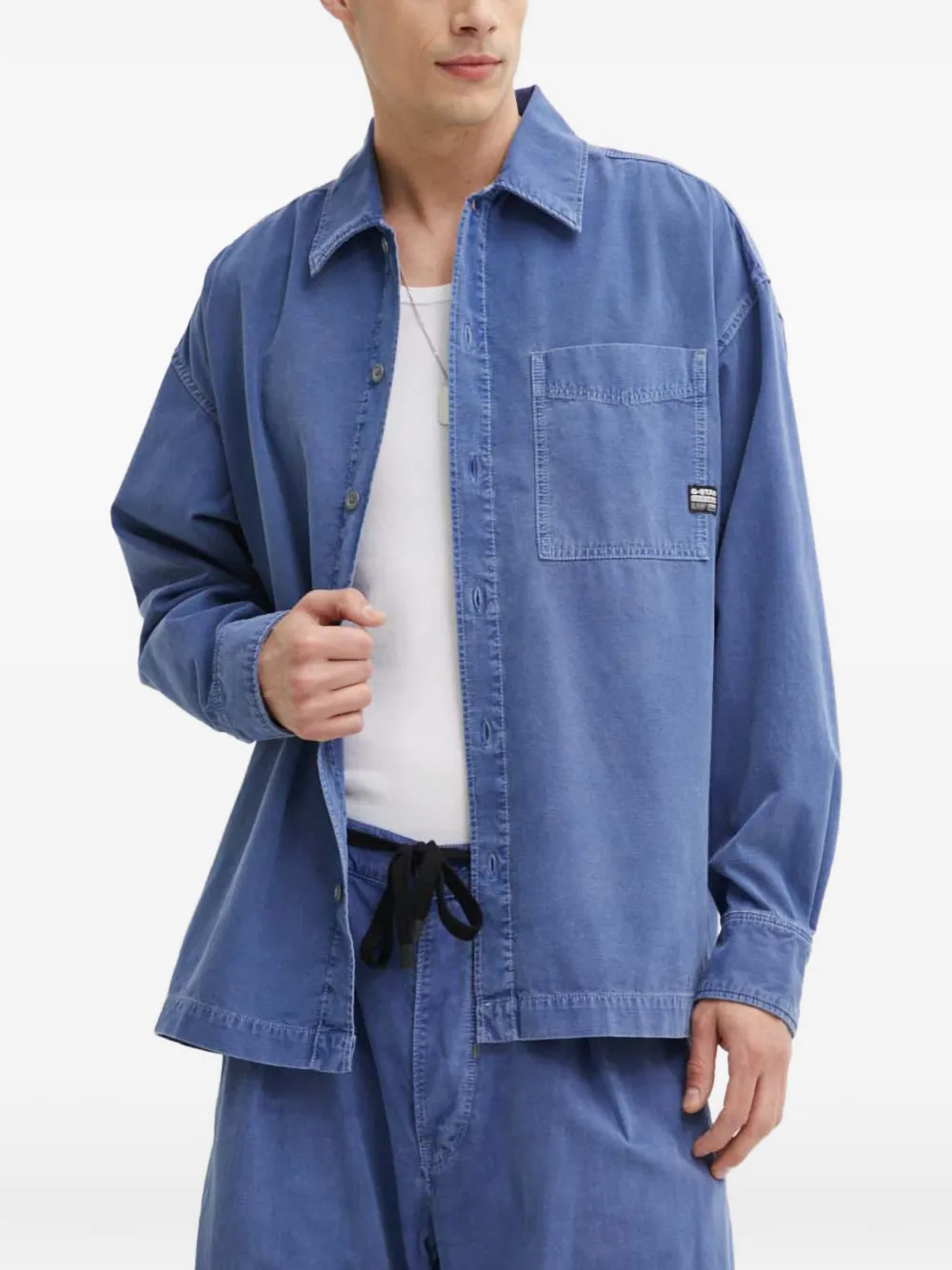 G-Star RAW chest-pocket shirt - Blu