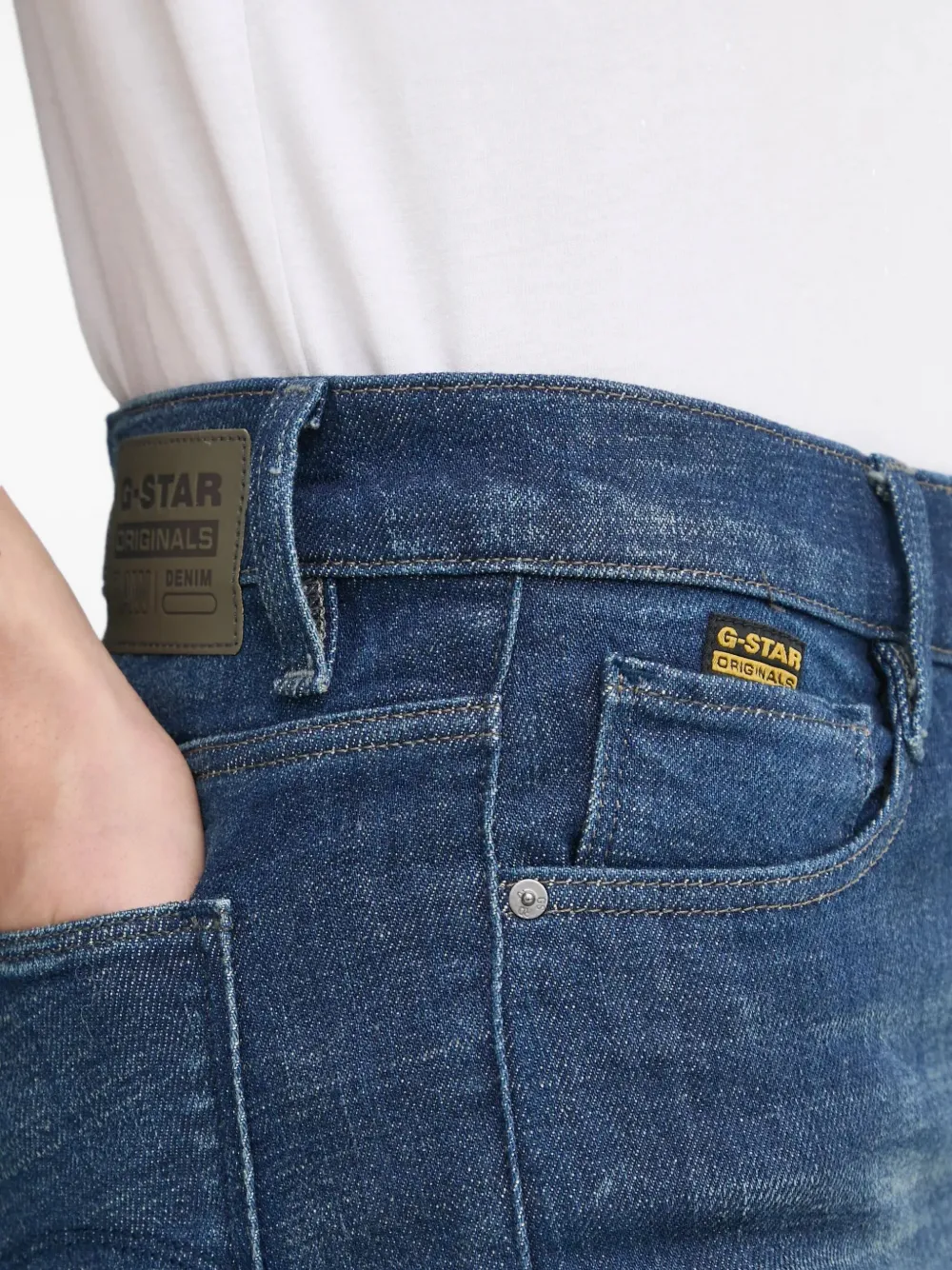 G-Star RAW Stretch-katoenen jeans Blauw