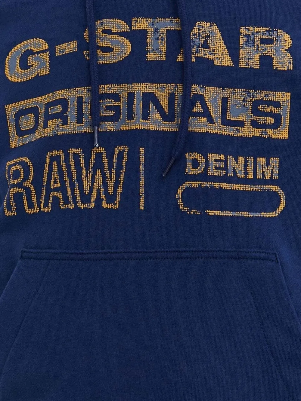 G-Star RAW Hoodie met logodetail Blauw