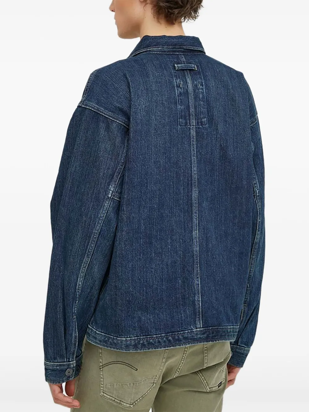 G-Star RAW Denim jack Blauw