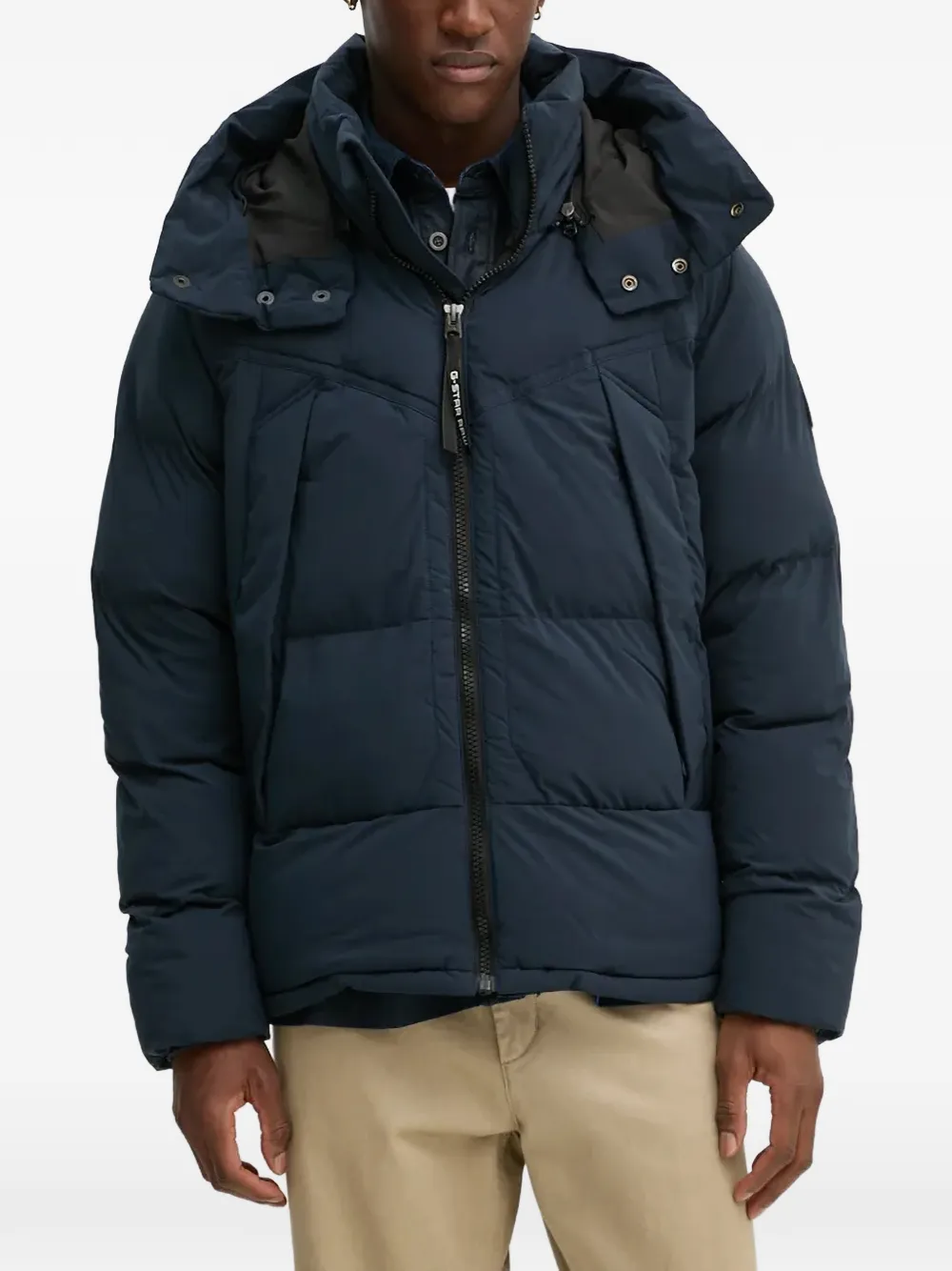G-Star RAW hooded padded jacket - Blu