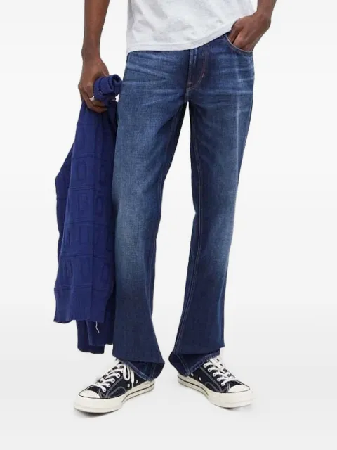 G-Star RAW logo-patch straight-leg jeans