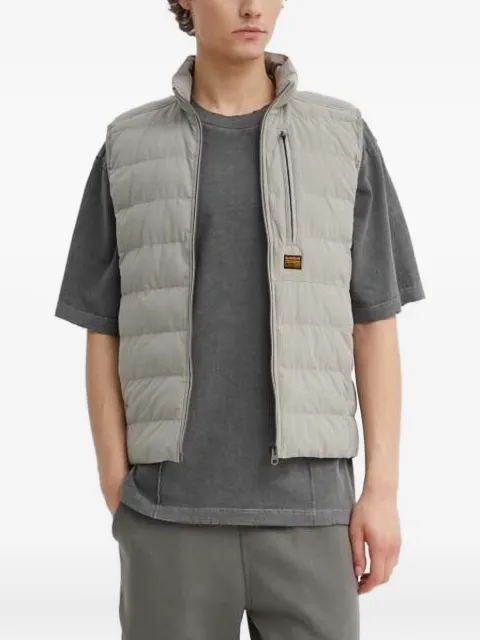 G-Star RAW quilted zip-front gilet