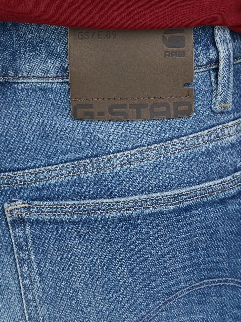 G-Star RAW Jeans met logopatch Blauw