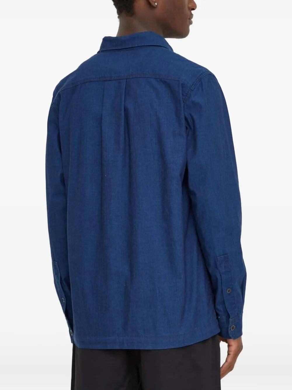 G-Star RAW Overhemd met lange mouwen en zak - Blauw