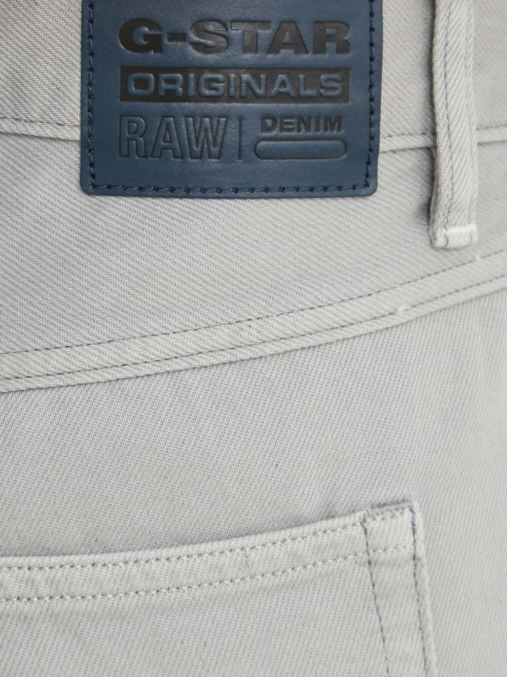 G-Star RAW Jeans met omgeslagen pijpen Grijs
