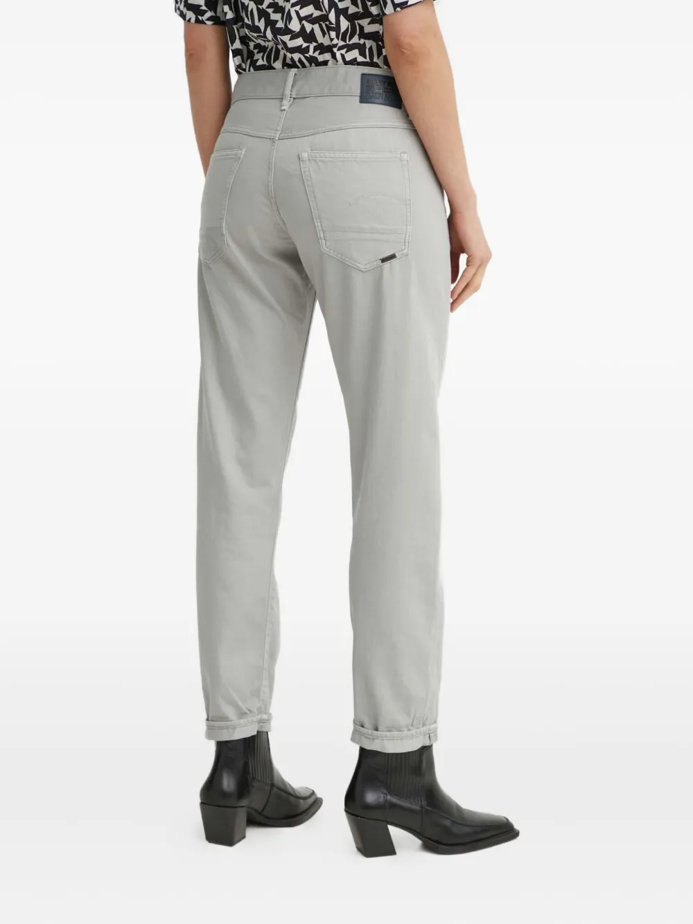 G-Star RAW Jeans met omgeslagen pijpen Grijs