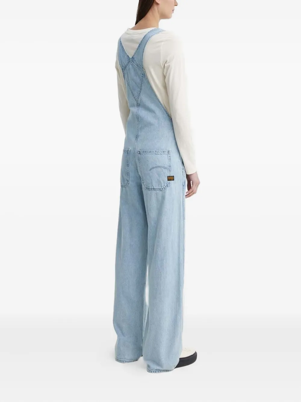 G-star Raw Button-fastening Denim Overalls In Blue