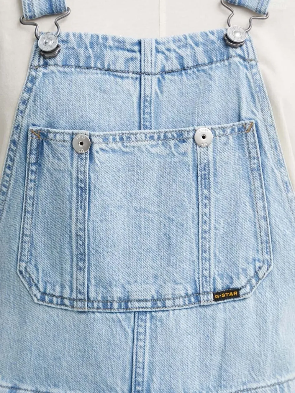 G-star Raw Button-fastening Denim Overalls In Blue