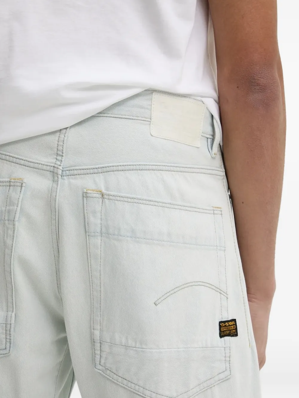 G-Star RAW Jeans met vijf zakken Wit