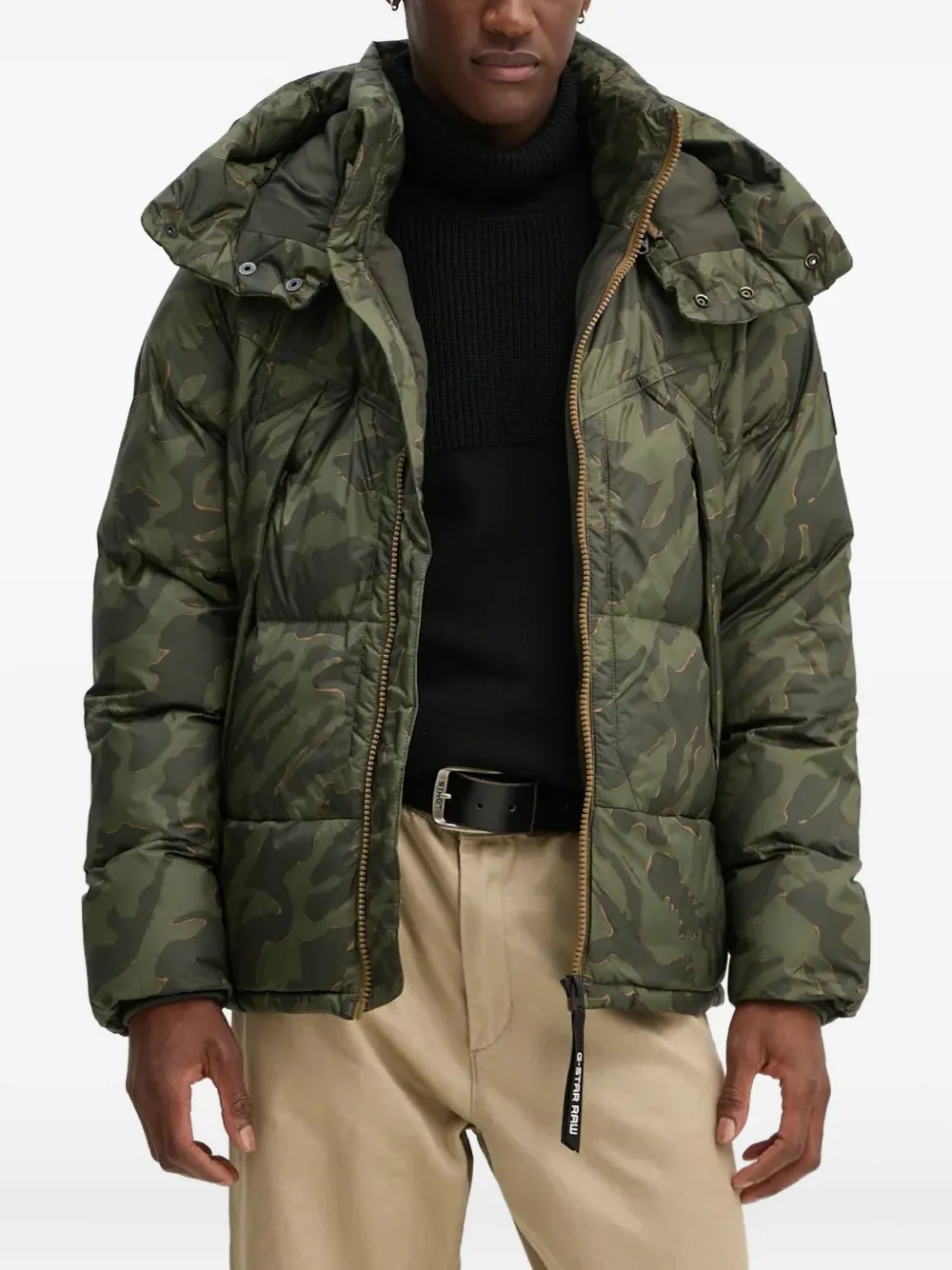 G-Star RAW G- Whistler カモフラージュ フーデッドジャケット - グリーン G-Star RAW G- Whistler カモフラージュ フーデッドジャケット - グリーン