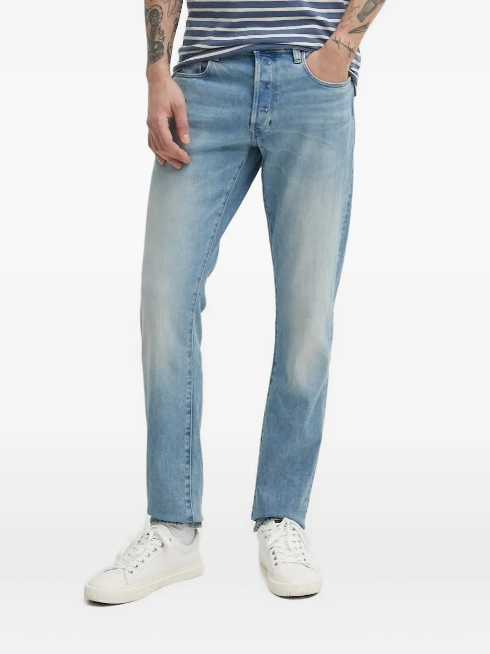 G-Star RAW Straight jeans Blauw