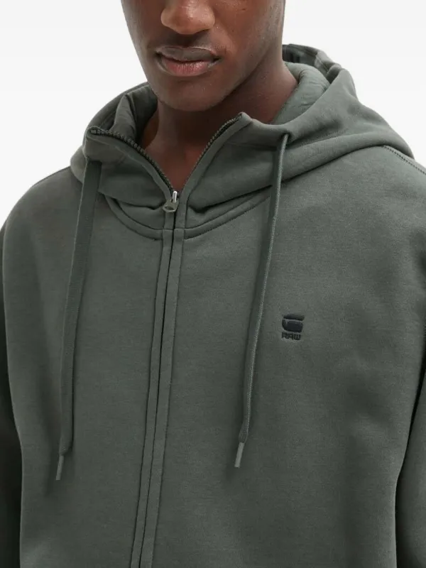 G-Star RAW Felpa Con Cappuccio e Zip Grigio FARFETCH IT