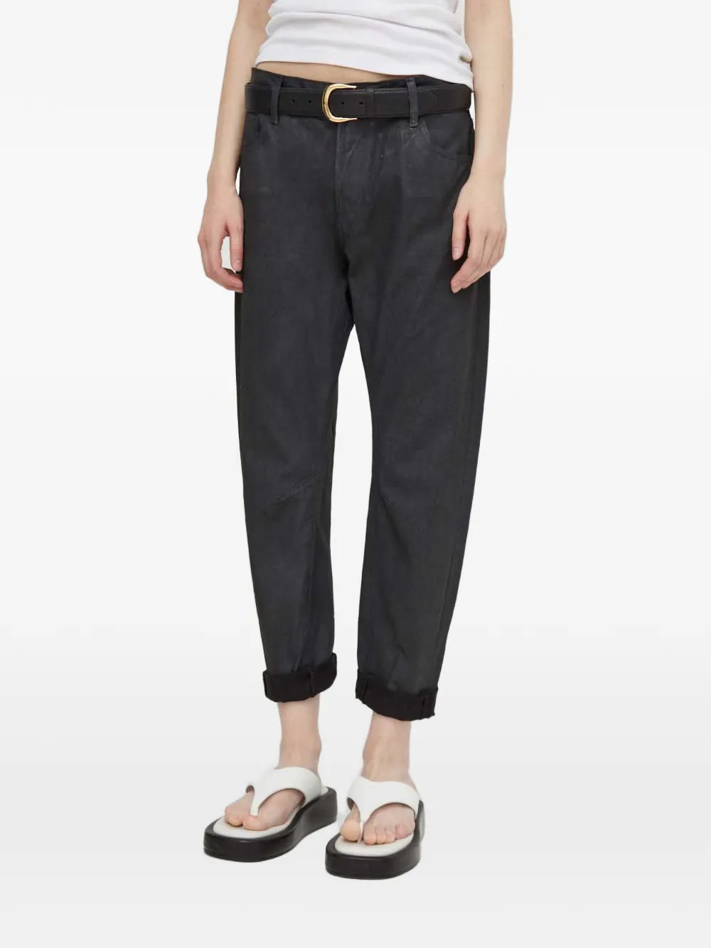 G-Star RAW cuffed jeans - Nero